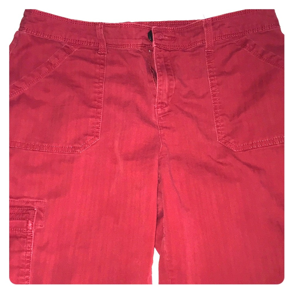 Croft & Barrow cargo/Capri pants drawstring hem 8